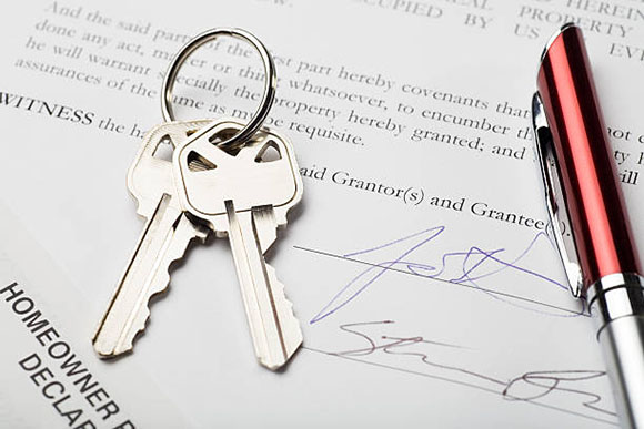 Securing new property with legal documents