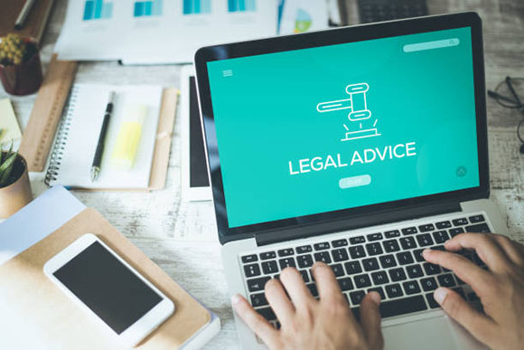 Legal advice through online