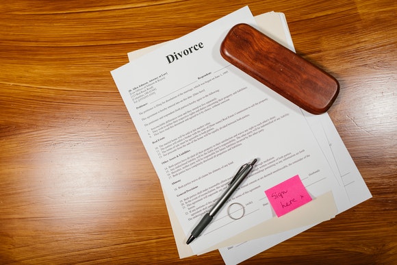 Divorce documents