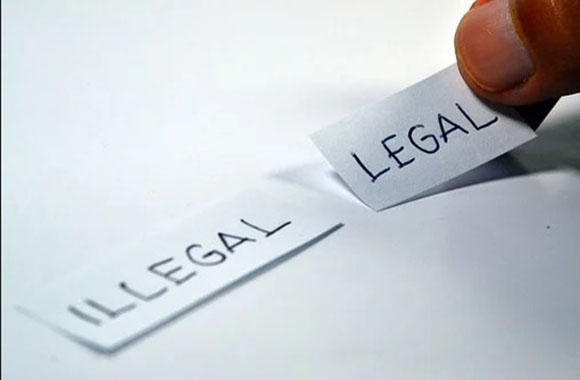 Difference between legal and illegal documents
