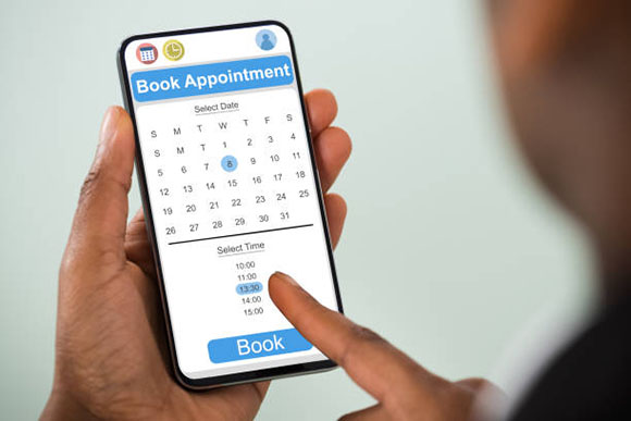 Booking an appointment online for clients and lawyers