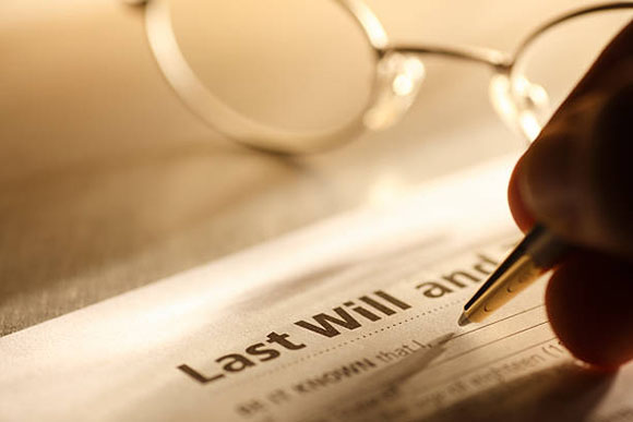 Signing for documents such as last will and testaments 
