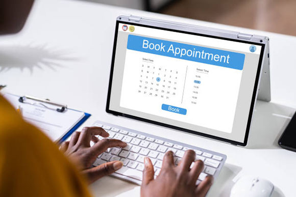 Booking an appointment