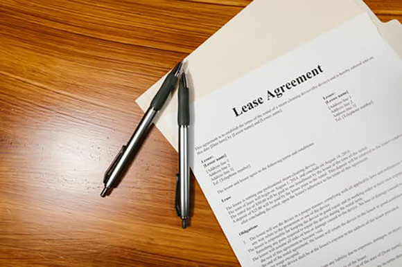 Signing your lease agreement documents